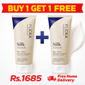 (BUY 1 GET 1 FREE ) Flicka Silk Touch 3 in 1 Moisturizer and Primer for Face | Long-Lasting, Flawless and Dewy Makeup Base | Pore Minimizer | All Skin Types